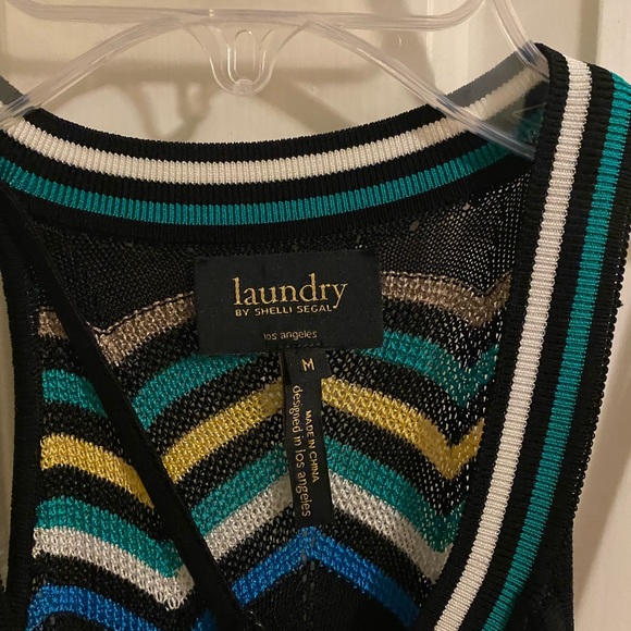 Laundry Multi Colored Sleeveless Dress (Sz M) - Picture 3 of 6